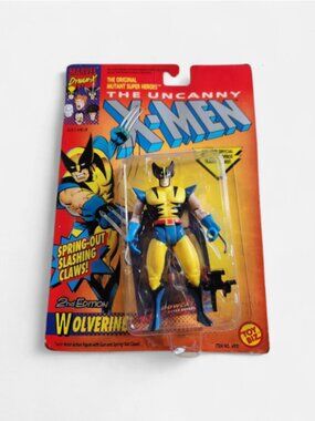 WOLVERINE 2nd Edition Uncanny X Men 1993 Action Figure Spring-Out Slashing Claws
